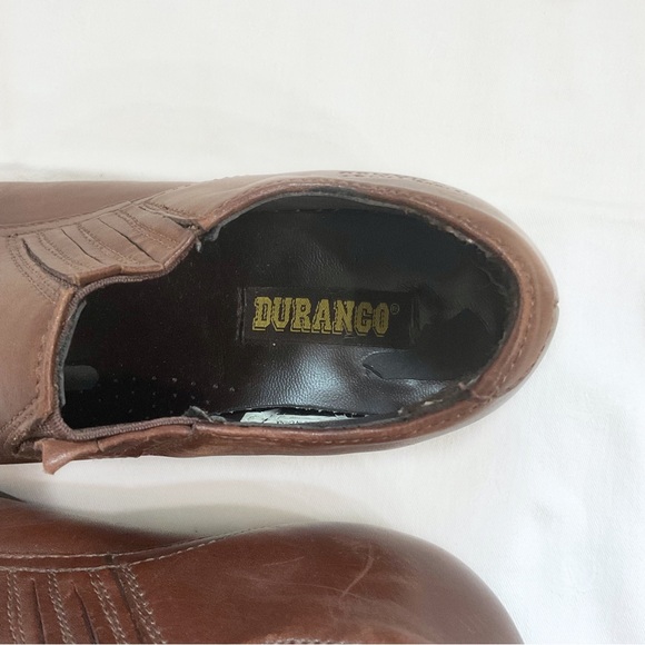 Durango Western Leather Ankle Boots - Picture 3 of 7